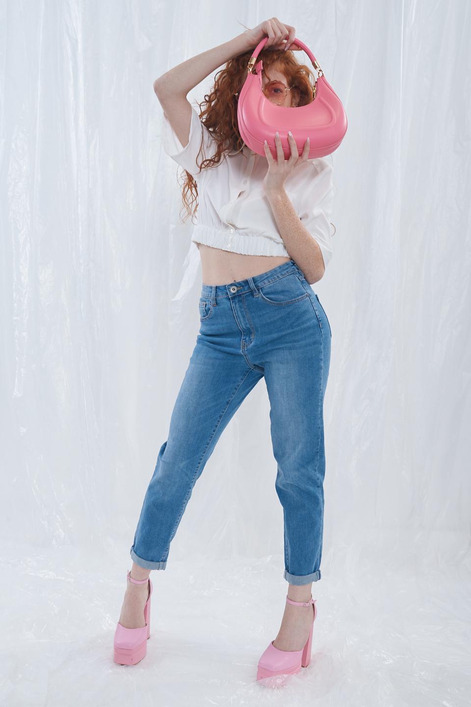 Jeans baggy denim slavato denim slavato - Primavera Estate 2023 | Brend