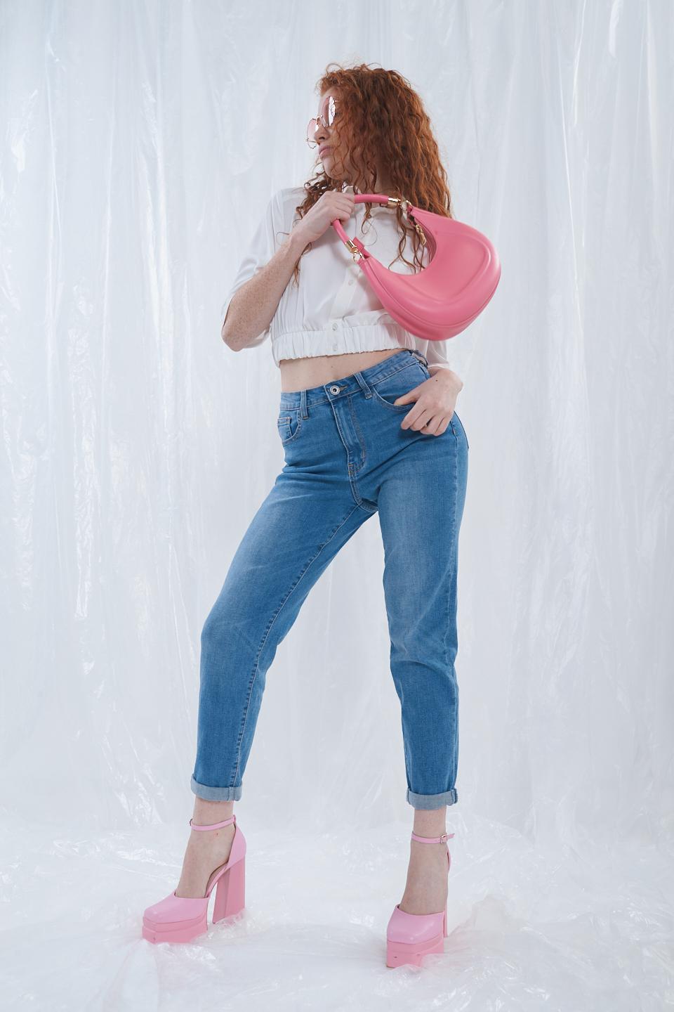 Jeans baggy denim slavato denim slavato - Primavera Estate 2023 | Brend