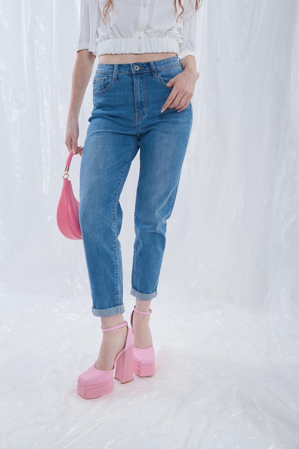 Jeans baggy denim slavato denim slavato - Primavera Estate 2023 | Brend
