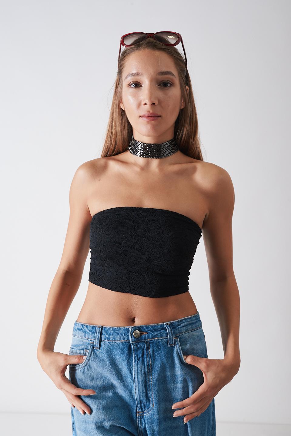 Fascia in pizzo nero - Autunno - Inverno 2025 | Brend