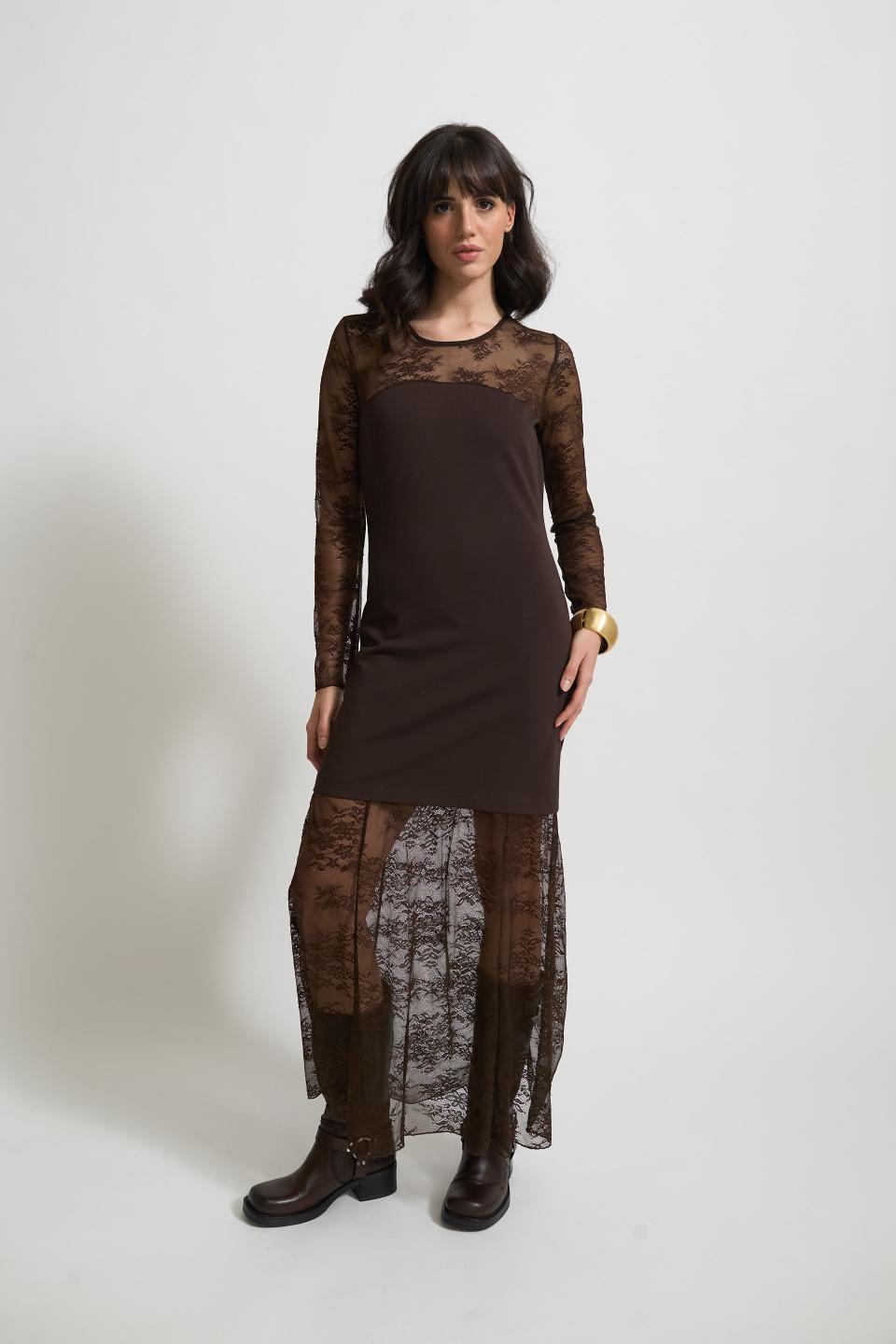 Abito tubino pizzo | Brend