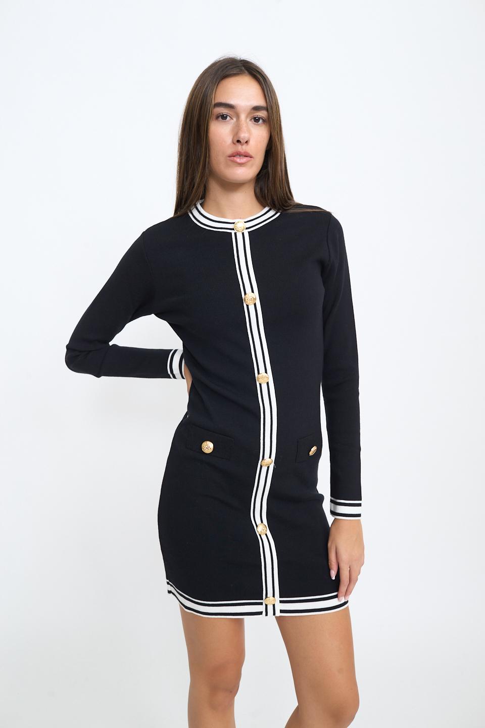 Abito maglia bottoni | Brend