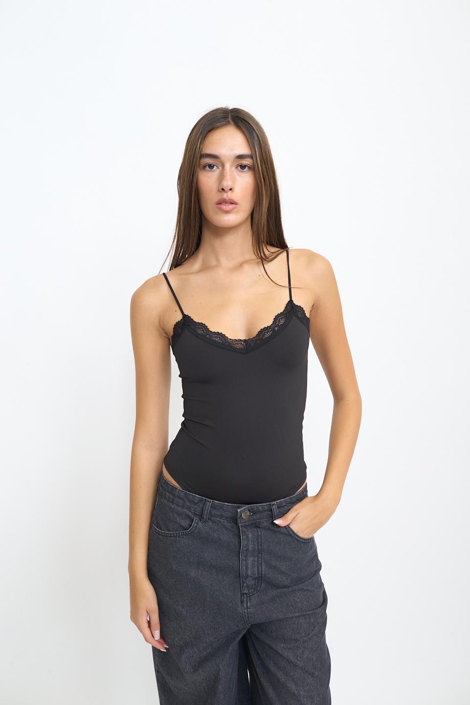 Body bretelline pizzo | Brend