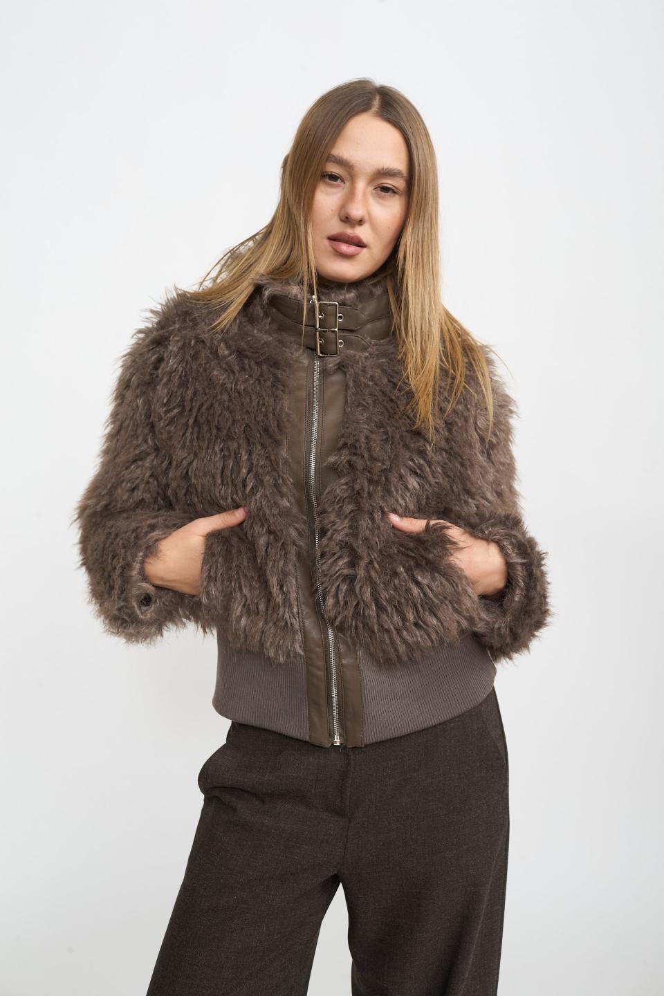 Bomber crop ecofur | Brend