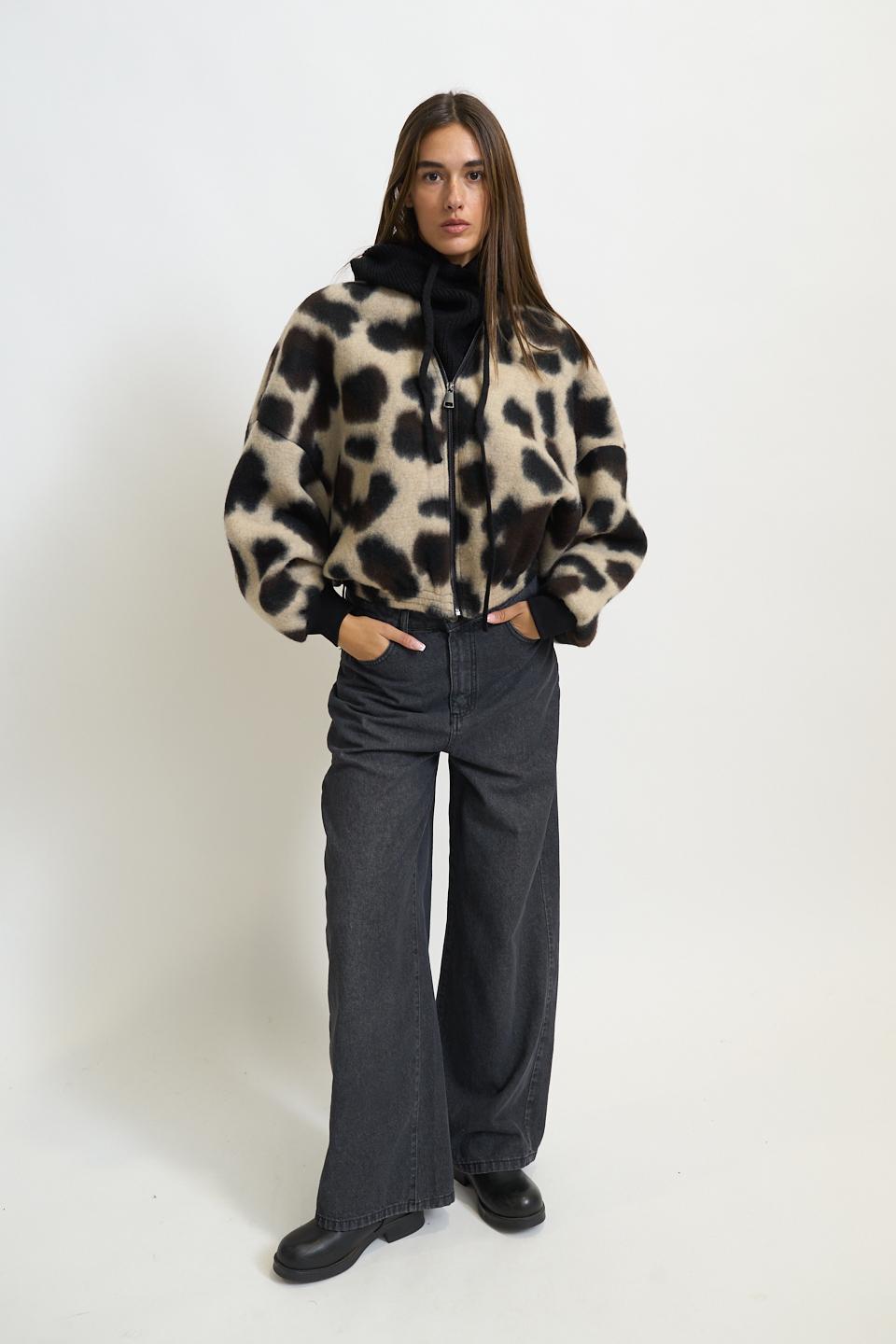 Bomber over stampato | Brend