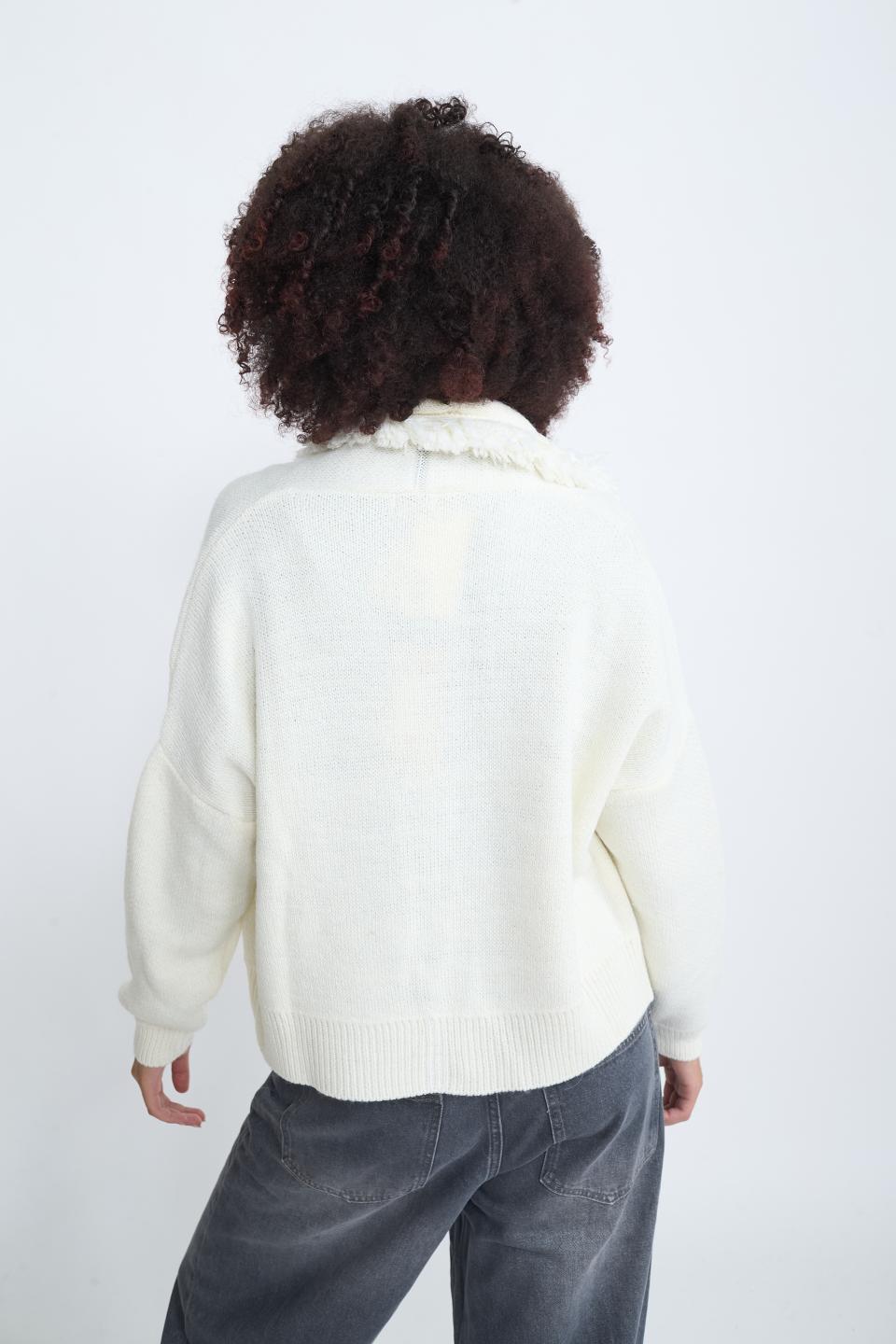 Bomber frange panna - Autunno - Inverno 2025 | Brend