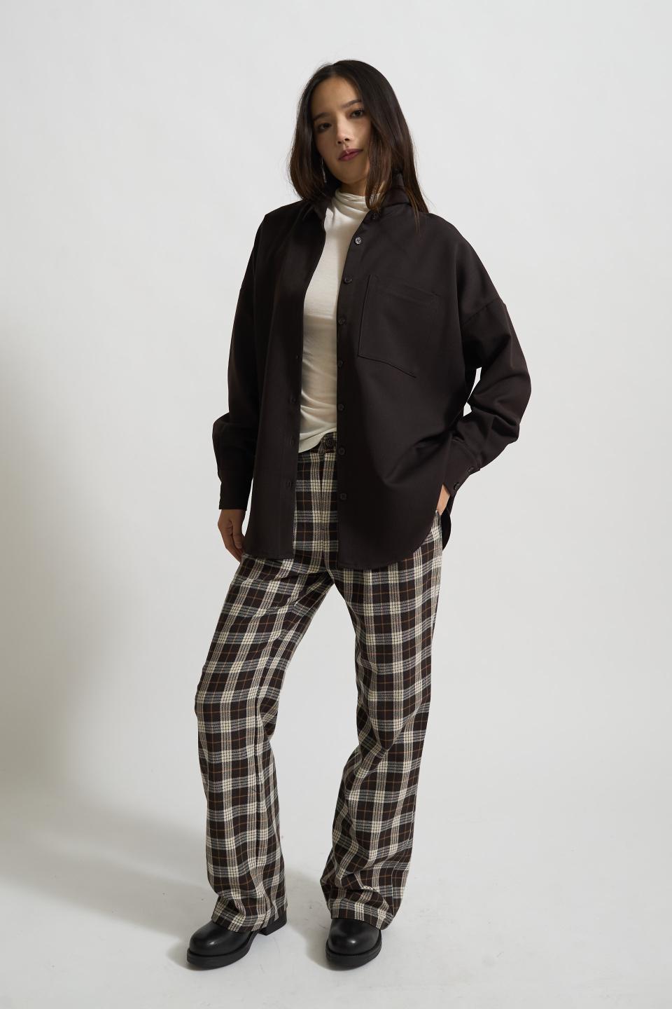 Camicia over mano lana | Brend