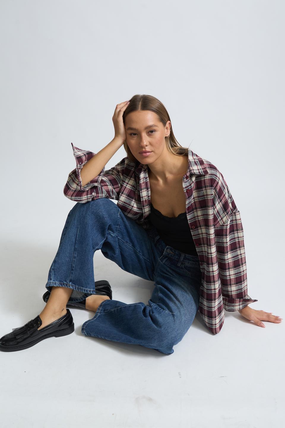 Camicia over check | Brend