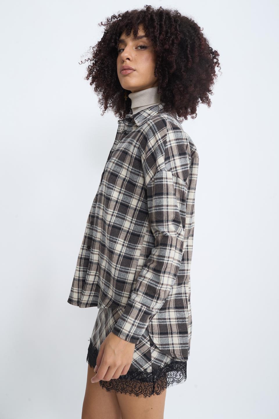 Camicia over check moro - Autunno - Inverno 2025 | Brend