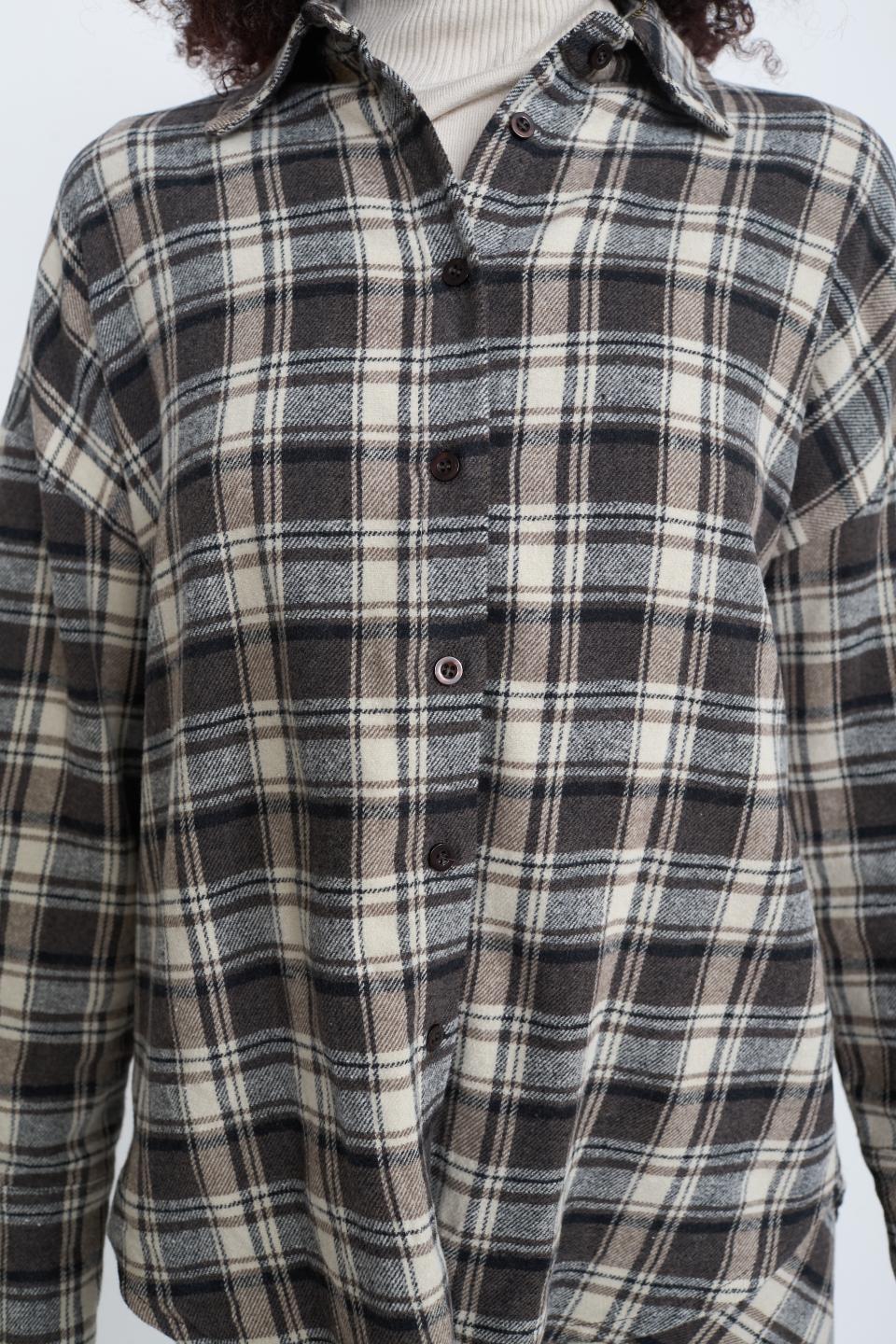 Camicia over check moro - Autunno - Inverno 2025 | Brend