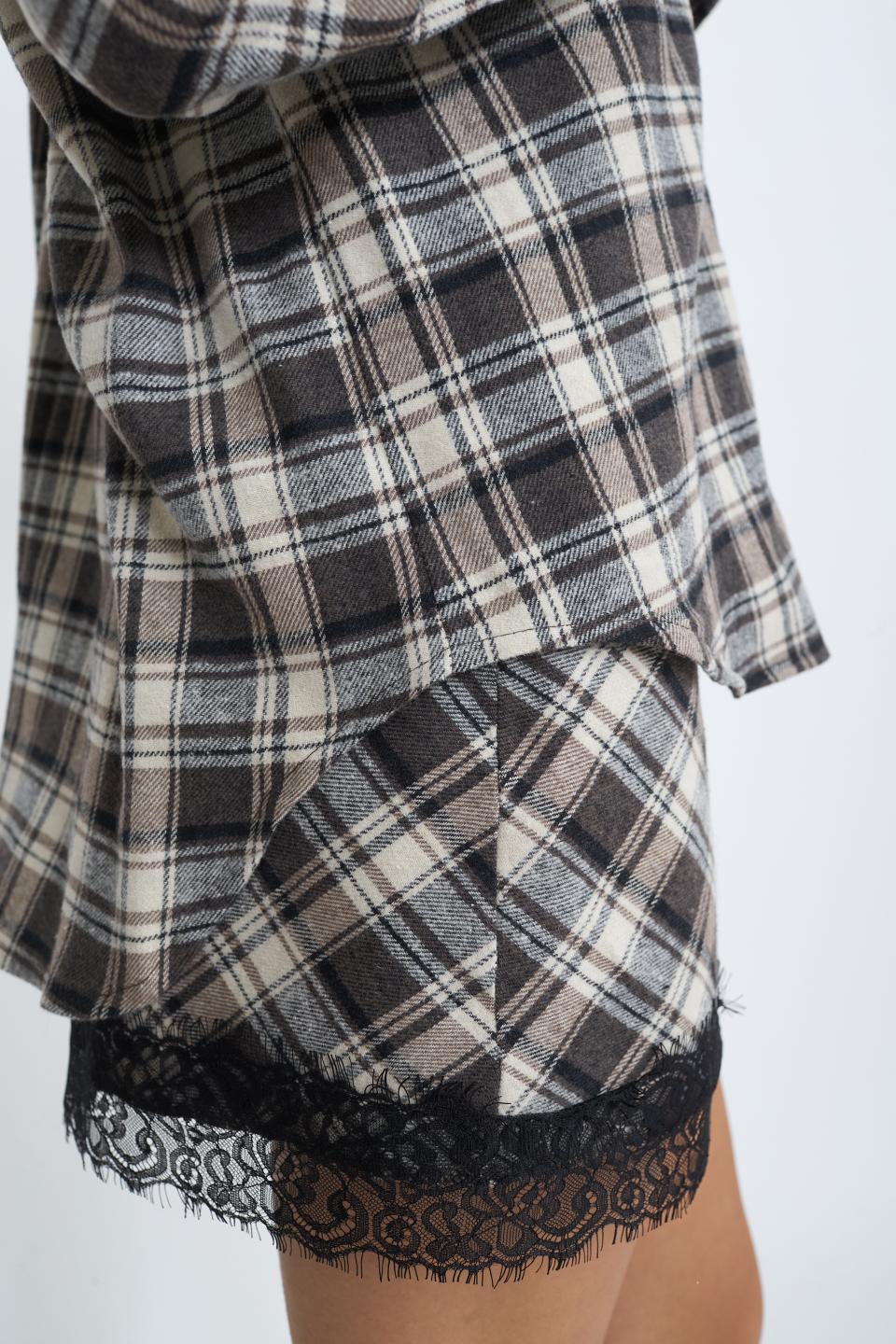 Camicia over check moro - Autunno - Inverno 2025 | Brend