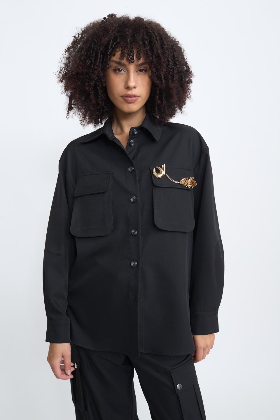 Giacca camicia nero - Autunno - Inverno 2025 | Brend