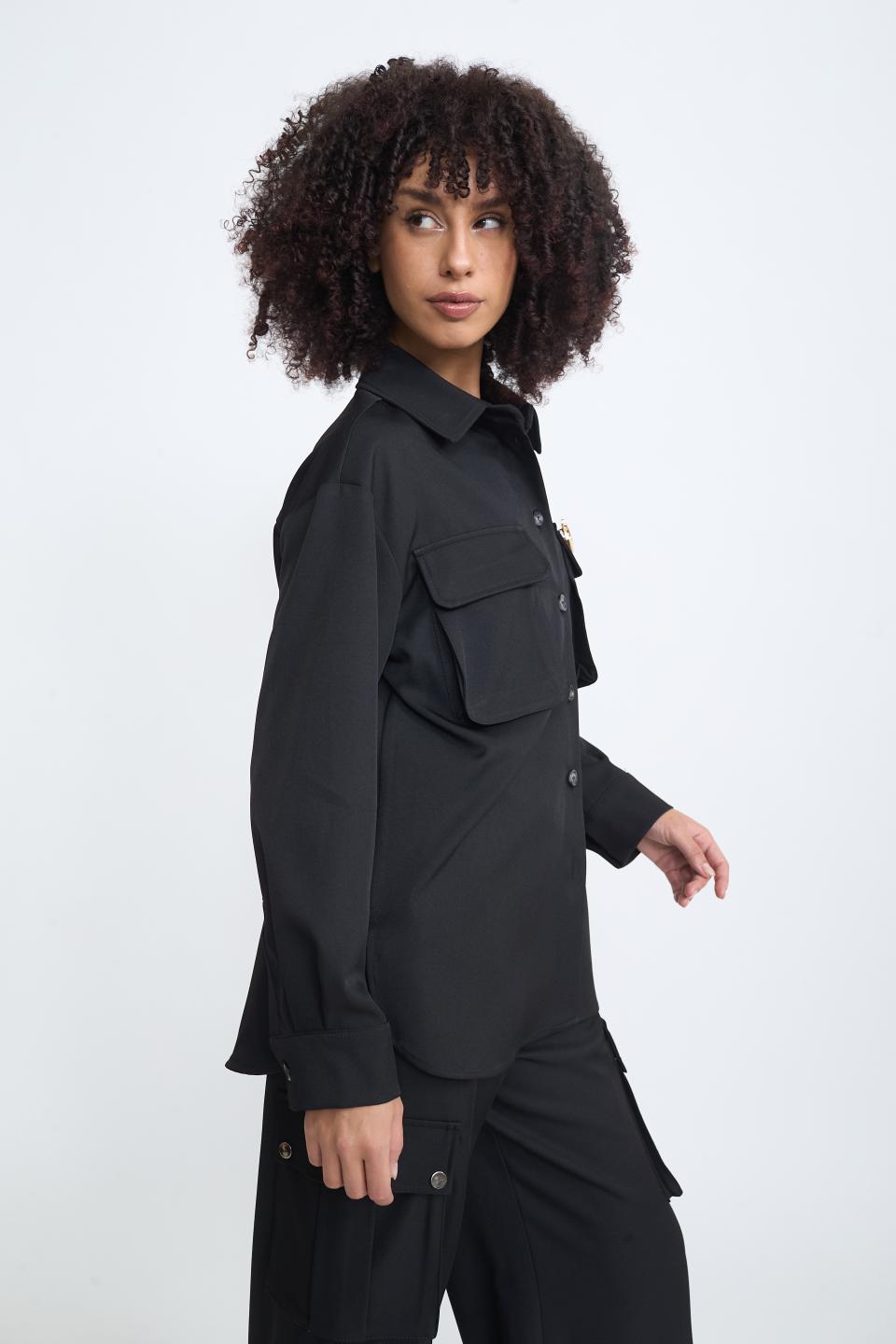 Giacca camicia nero - Autunno - Inverno 2025 | Brend