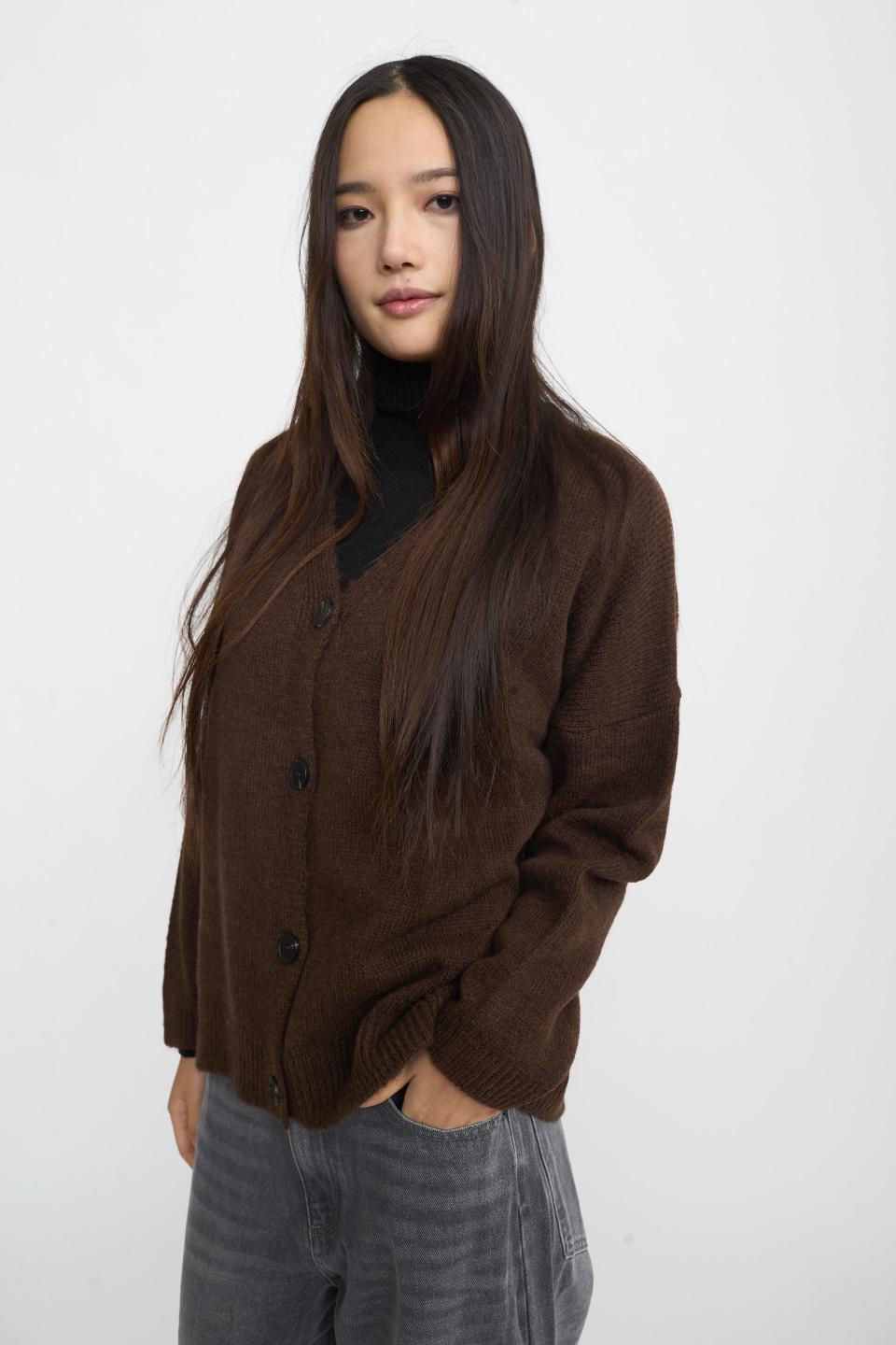 Cardigan scollo V | Brend