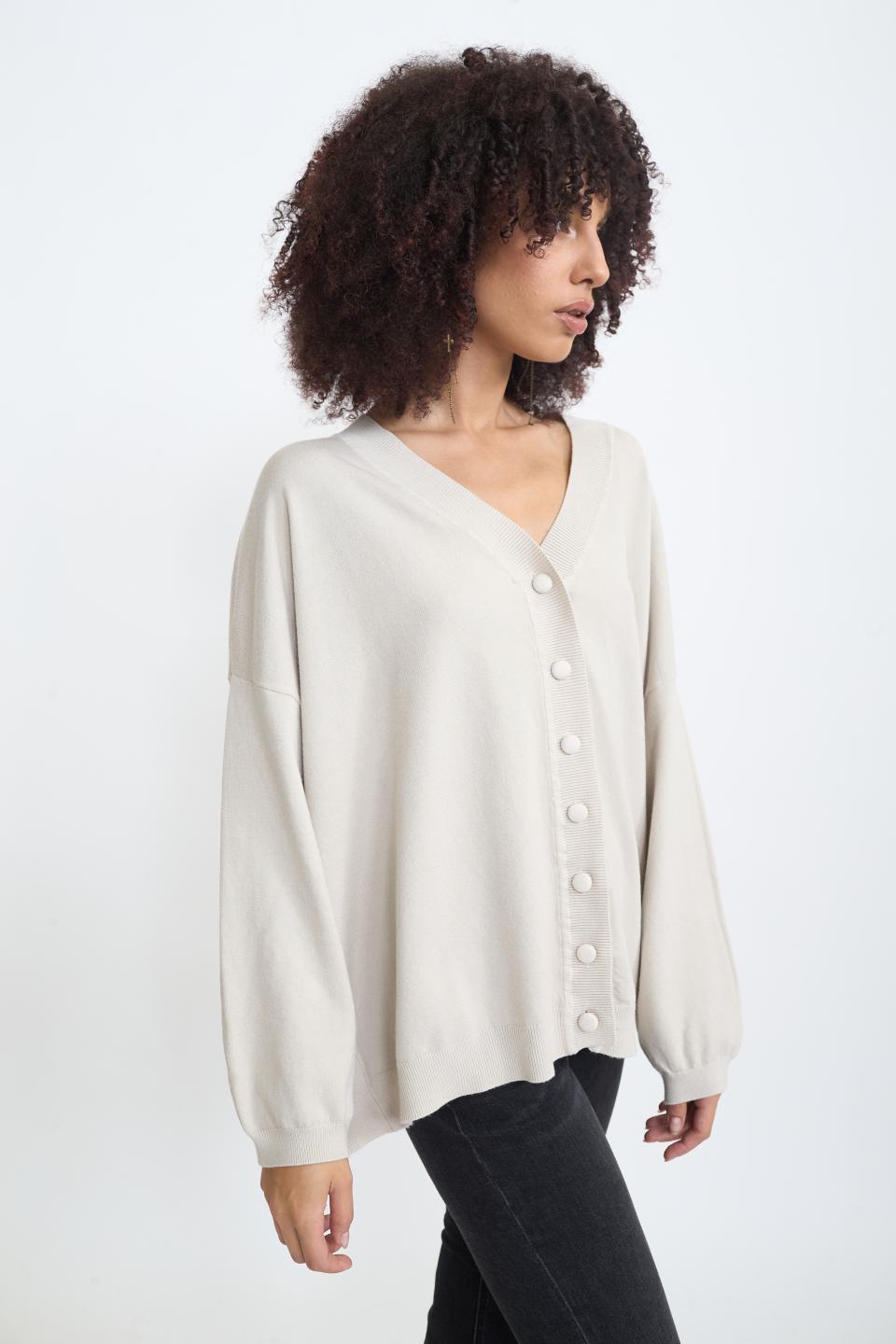 Cardigan over tortora - Autunno - Inverno 2025 | Brend