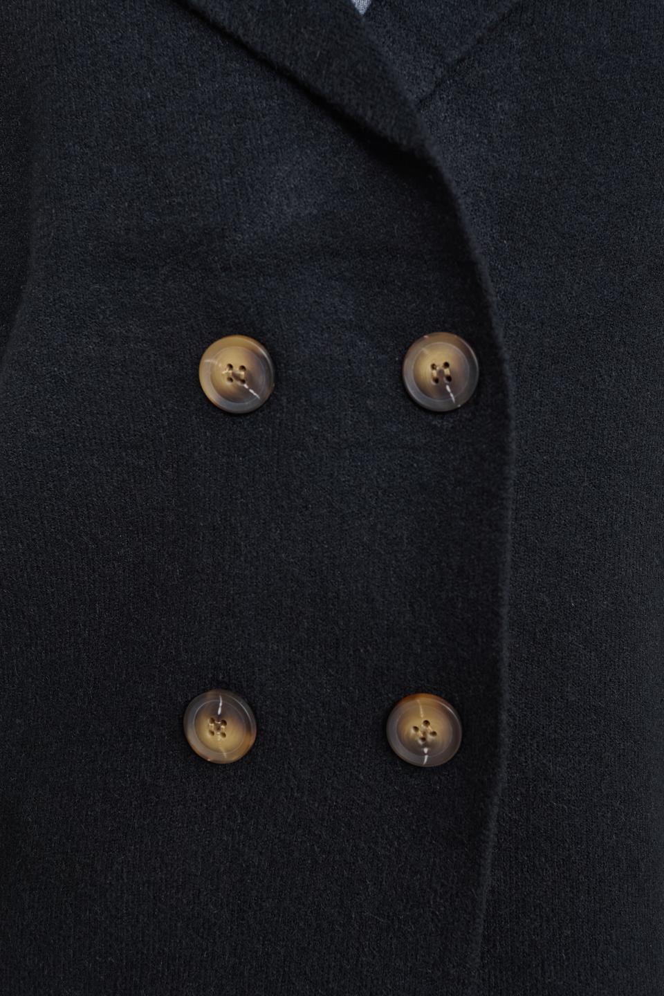 Cardigan manica treccia nero - Autunno - Inverno 2025 | Brend