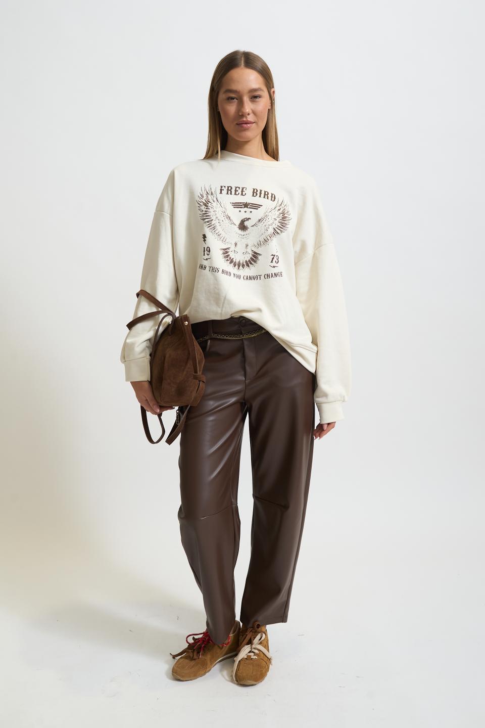 Felpa stampa Aquila | Brend