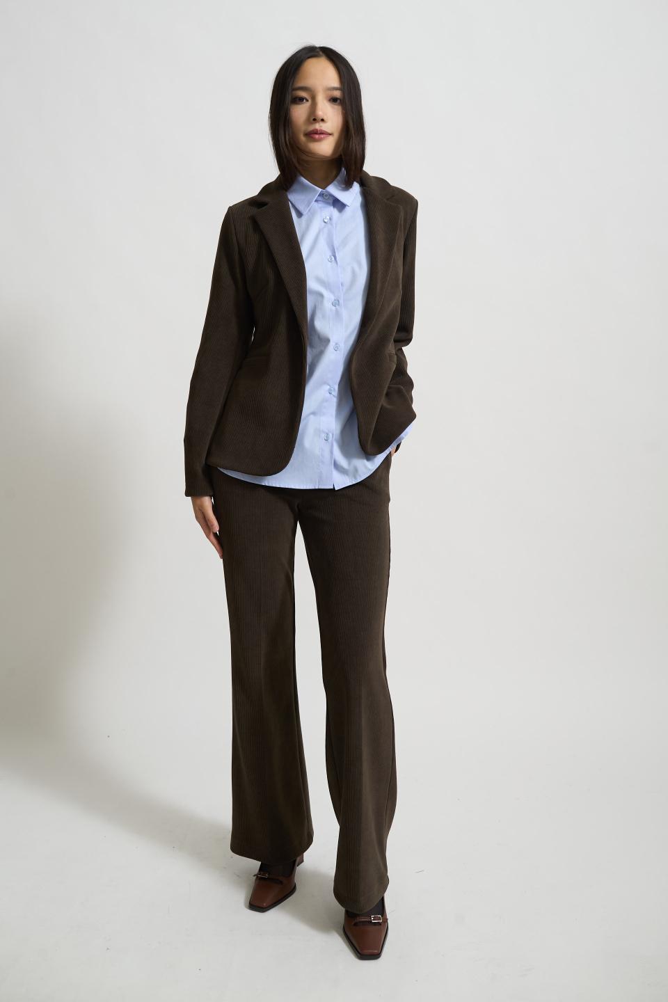 Giacca avvitata velluto | Brend