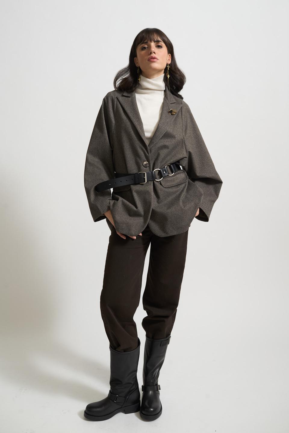 Giacca over bottoni gioiello | Brend