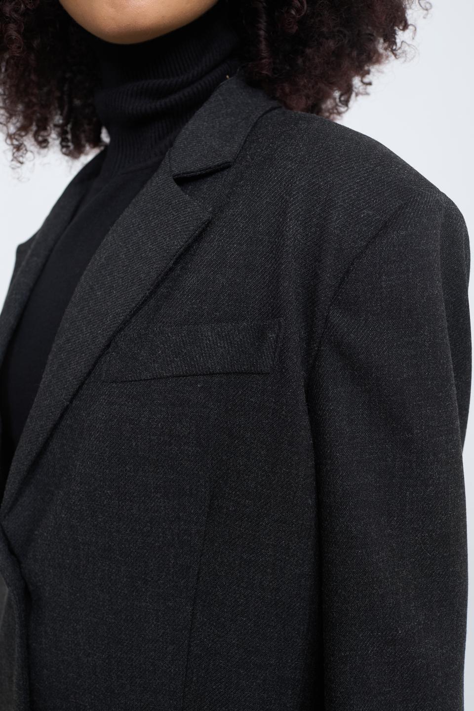 Giacca over cropped nero - Autunno - Inverno 2025 | Brend