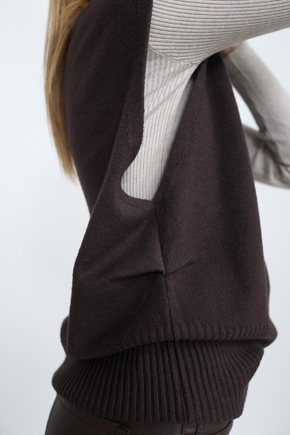Gilet fascia costine moro - Autunno - Inverno 2025 | Brend