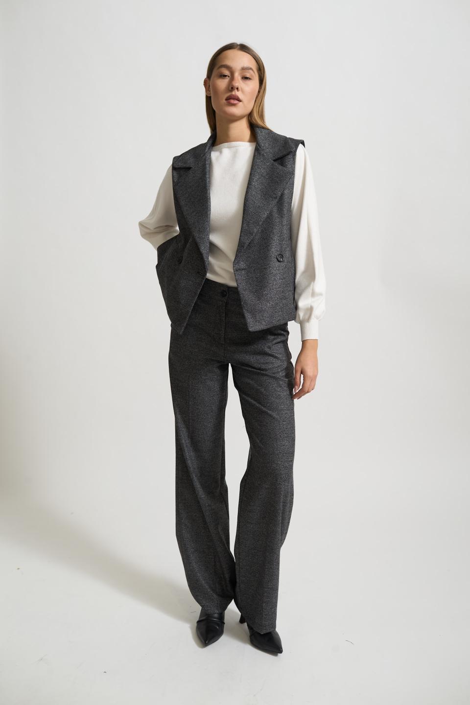 Gilet revers doppio petto | Brend