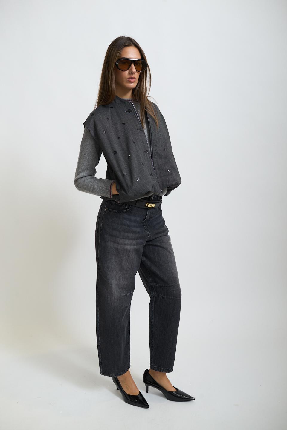 Gilet ricami paillettes | Brend