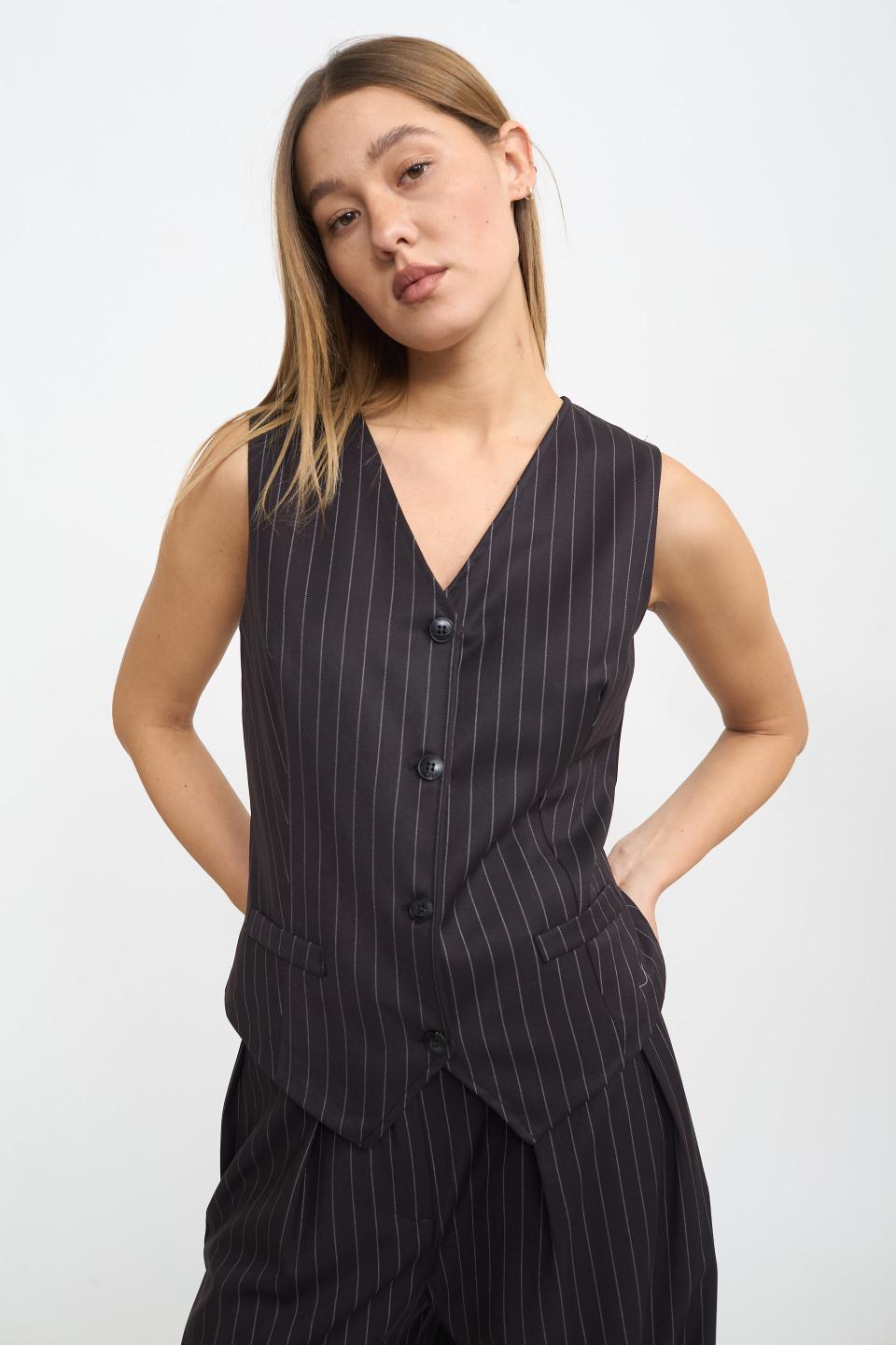 Gilet gessato | Brend