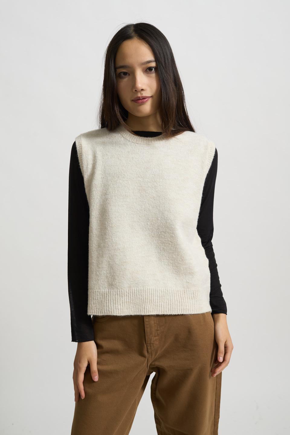 Gilet scollo rotondo | Brend