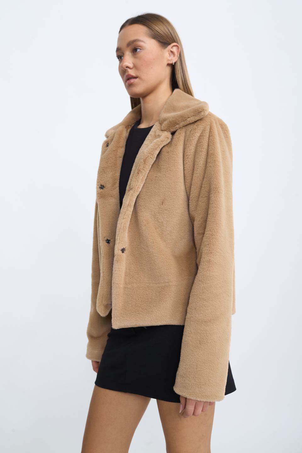Giubbino ecofur camel - Autunno - Inverno 2025 | Brend