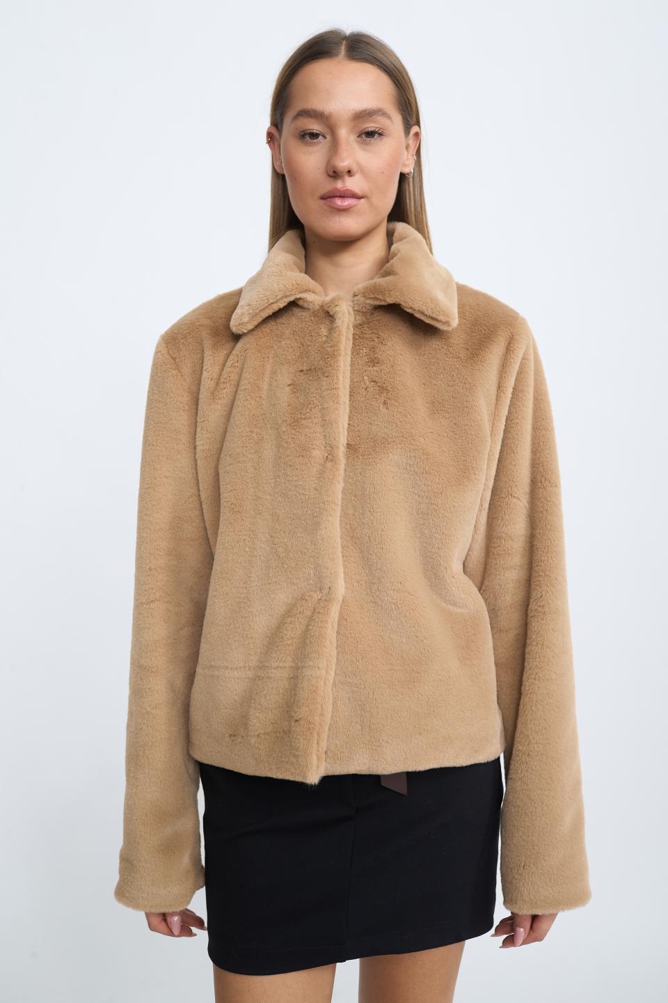 Giubbino ecofur camel - Autunno - Inverno 2025 | Brend