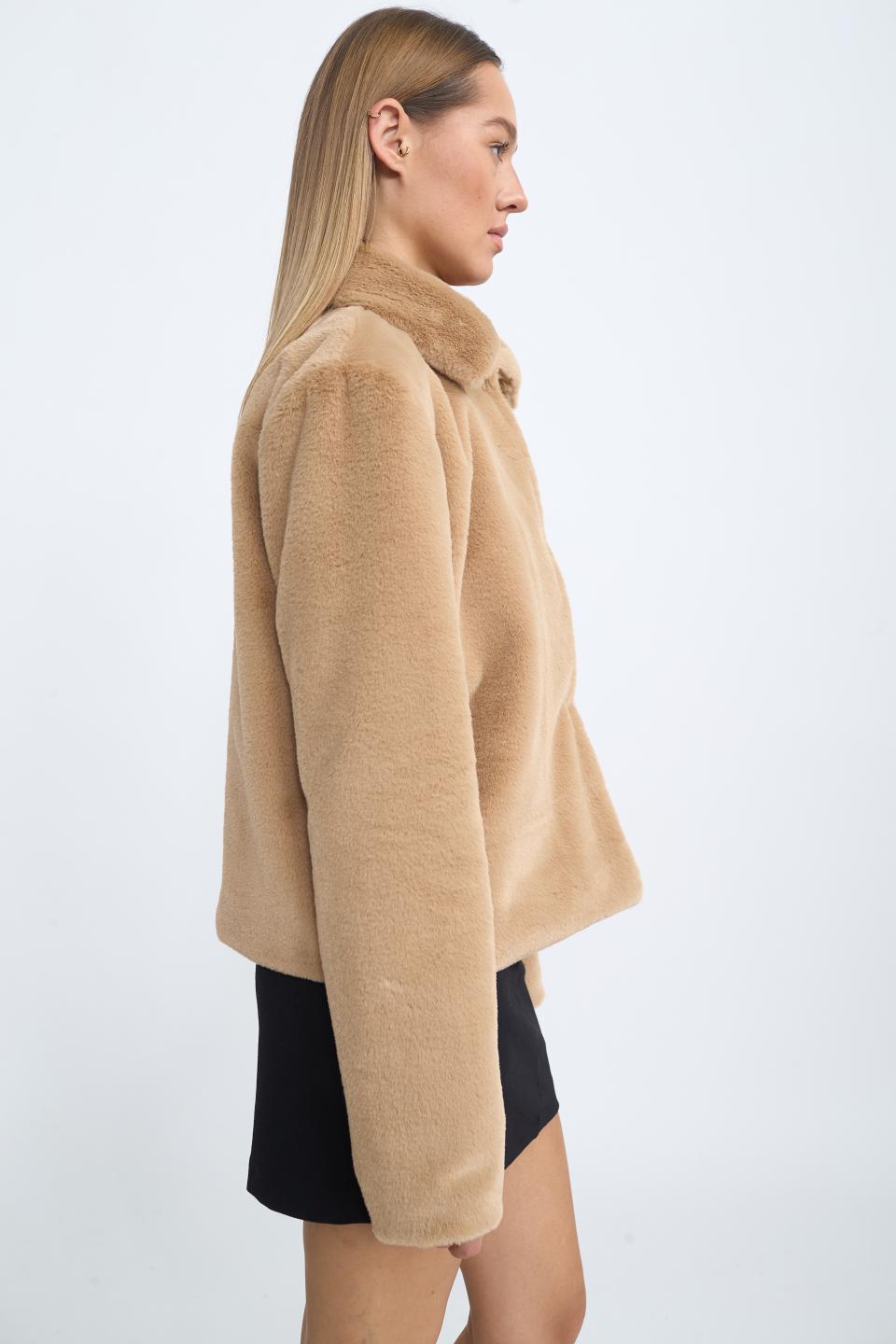 Giubbino ecofur camel - Autunno - Inverno 2025 | Brend