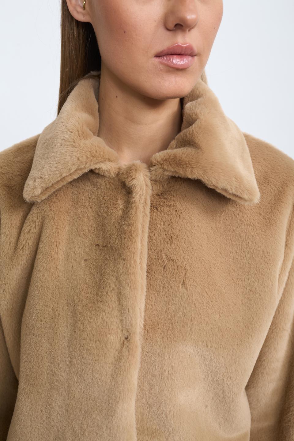 Giubbino ecofur camel - Autunno - Inverno 2025 | Brend