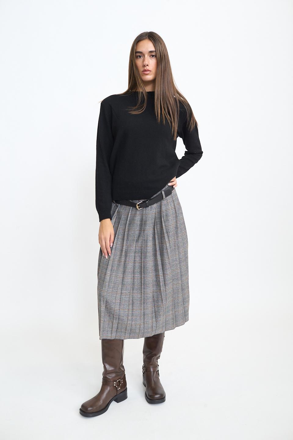 Gonna midi pieghe | Brend