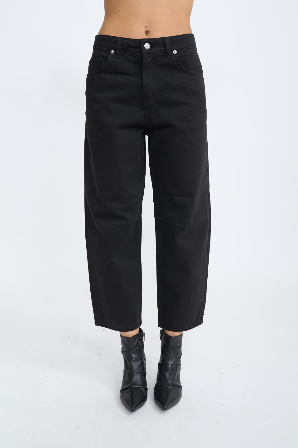 Jeans barrel nero - Autunno - Inverno 2025 | Brend