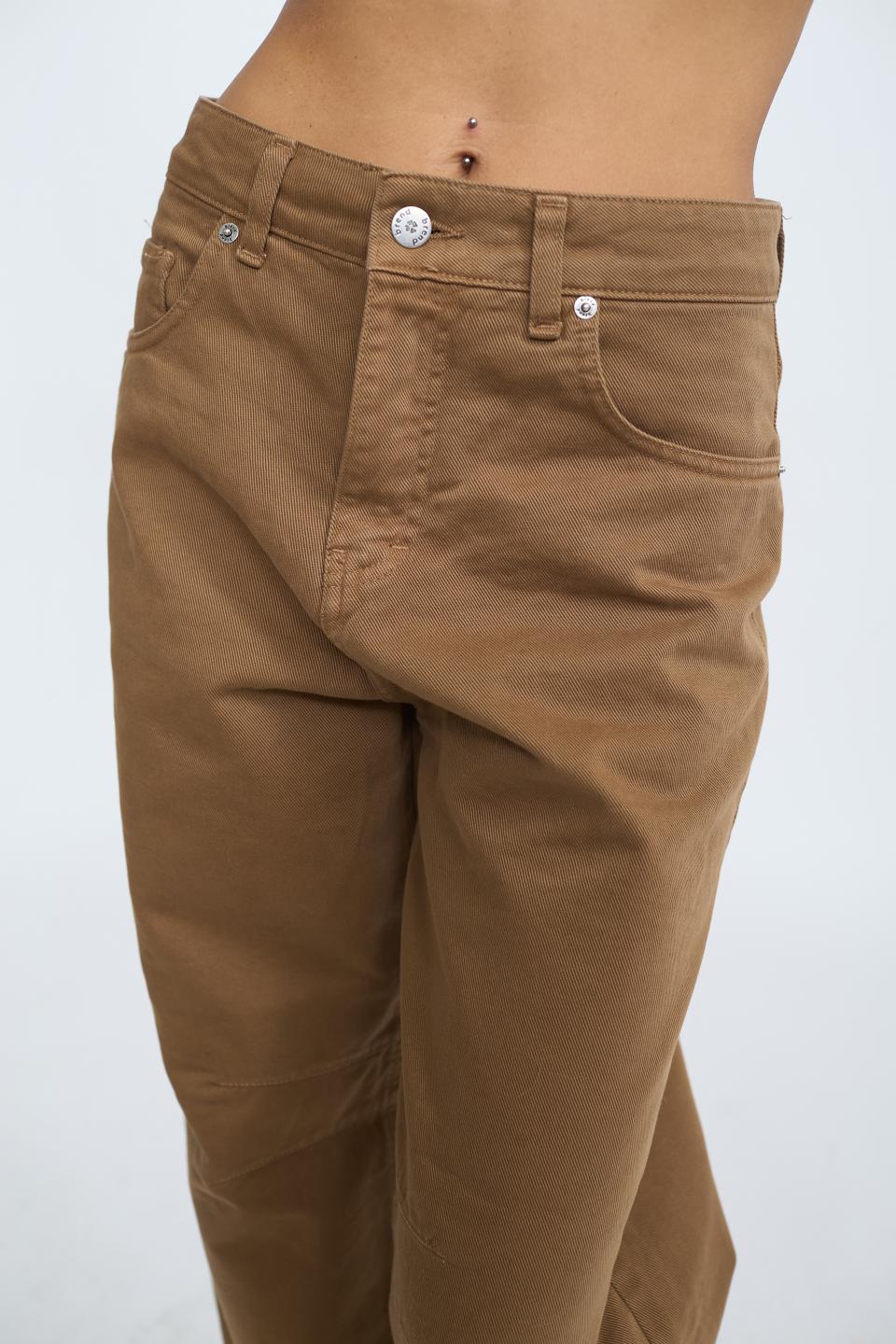 Jeans barrel nocciola - Autunno - Inverno 2025 | Brend