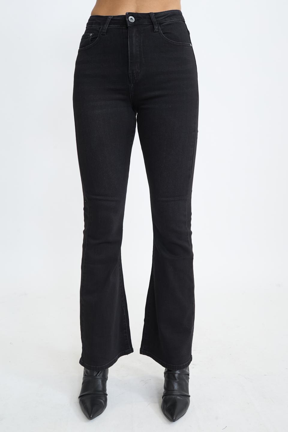 Jeans flare delavato nero - Autunno - Inverno 2025 | Brend