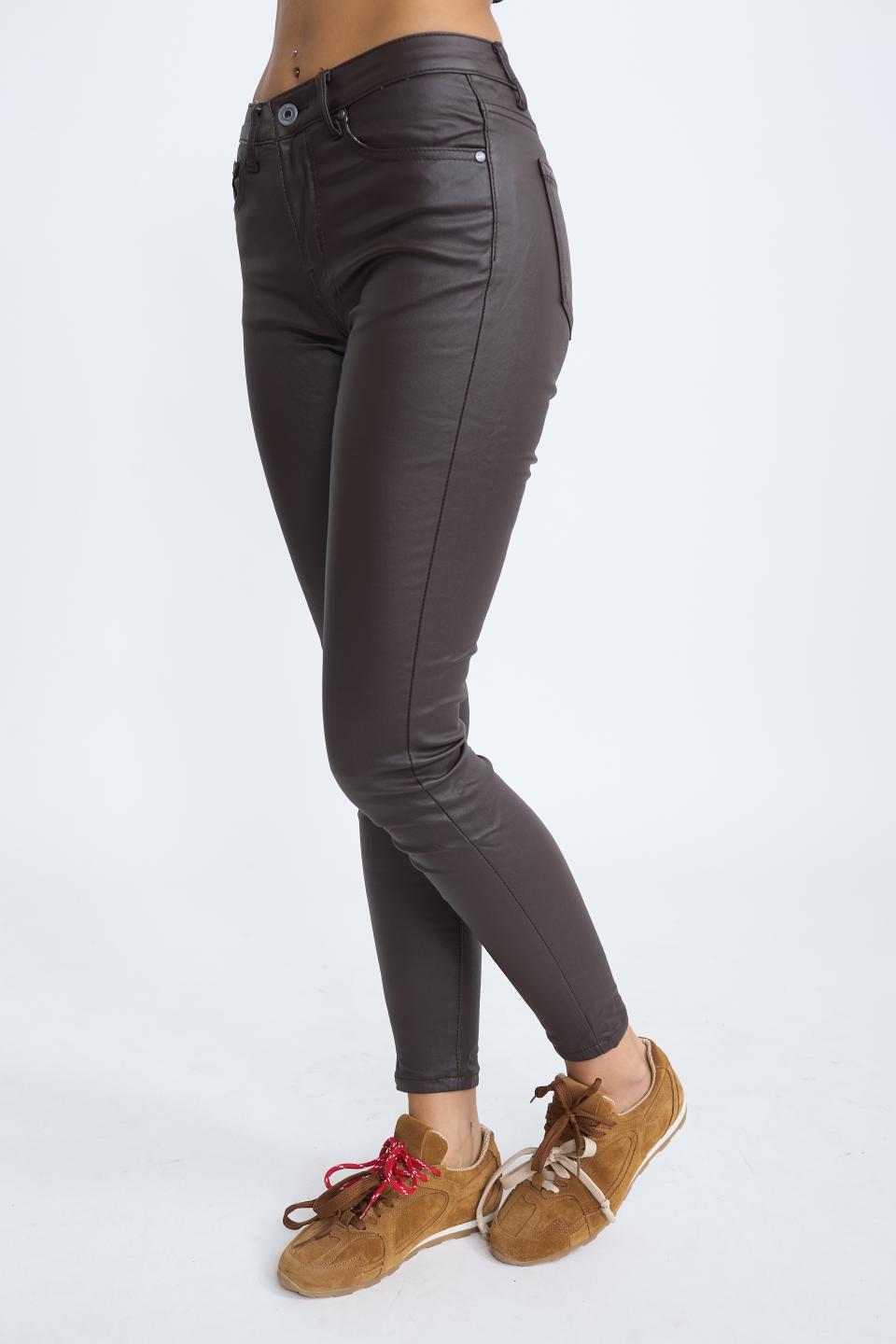 Leggins 5 tasche effetto pelle moro - Autunno - Inverno 2025 | Brend