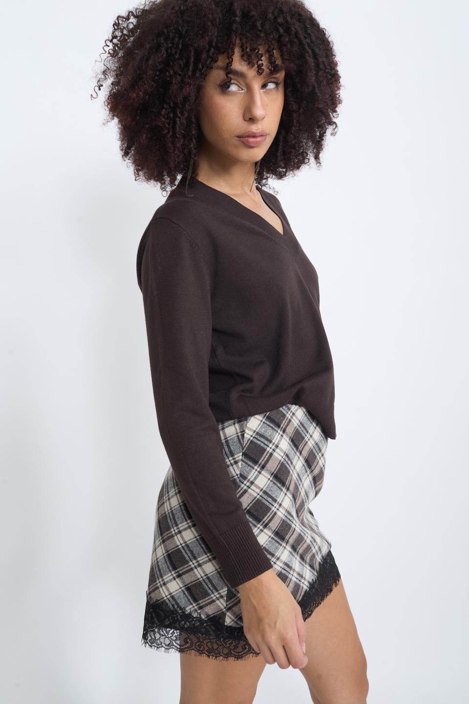 Maglia scollo V moro - Autunno - Inverno 2025 | Brend