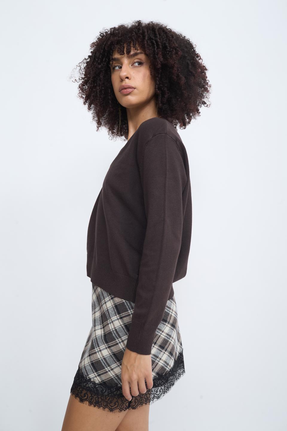 Maglia scollo V moro - Autunno - Inverno 2025 | Brend