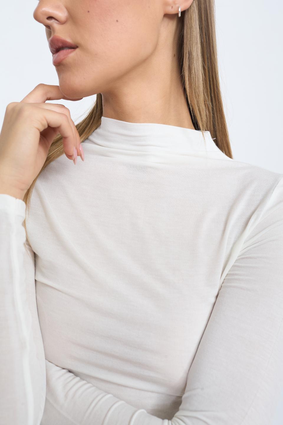 Maglia vulcano modal panna - Autunno - Inverno 2025 | Brend