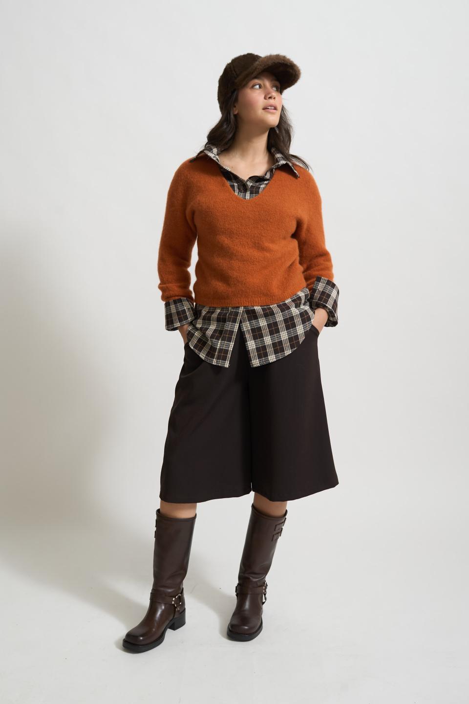 Maglia scollo V alpaca | Brend