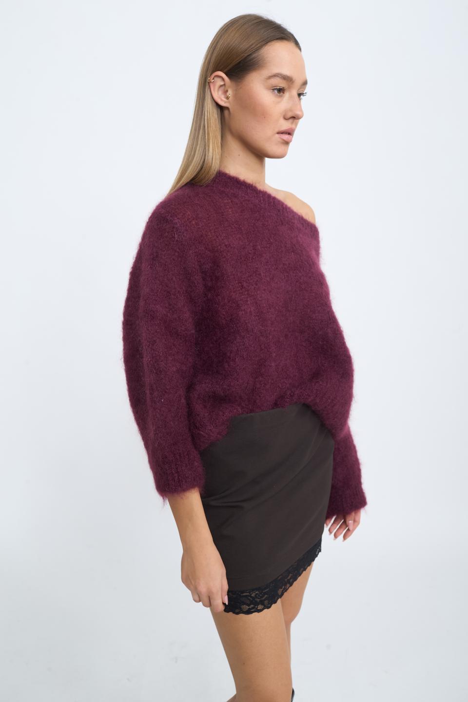 Maglia manica lunga mohair mosto - Autunno - Inverno 2025 | Brend