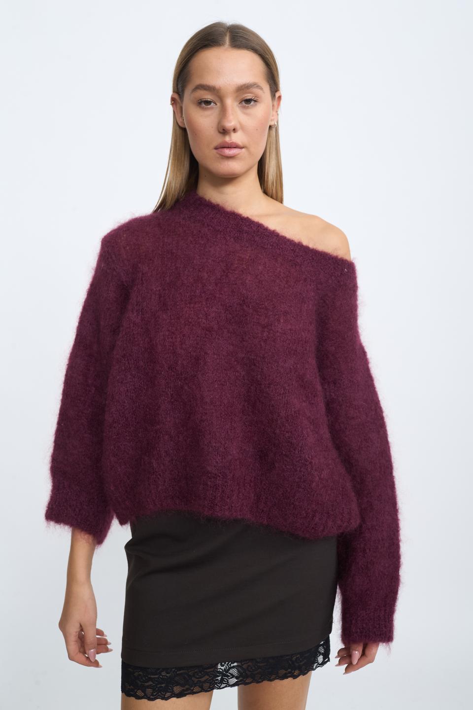 Maglia manica lunga mohair mosto - Autunno - Inverno 2025 | Brend