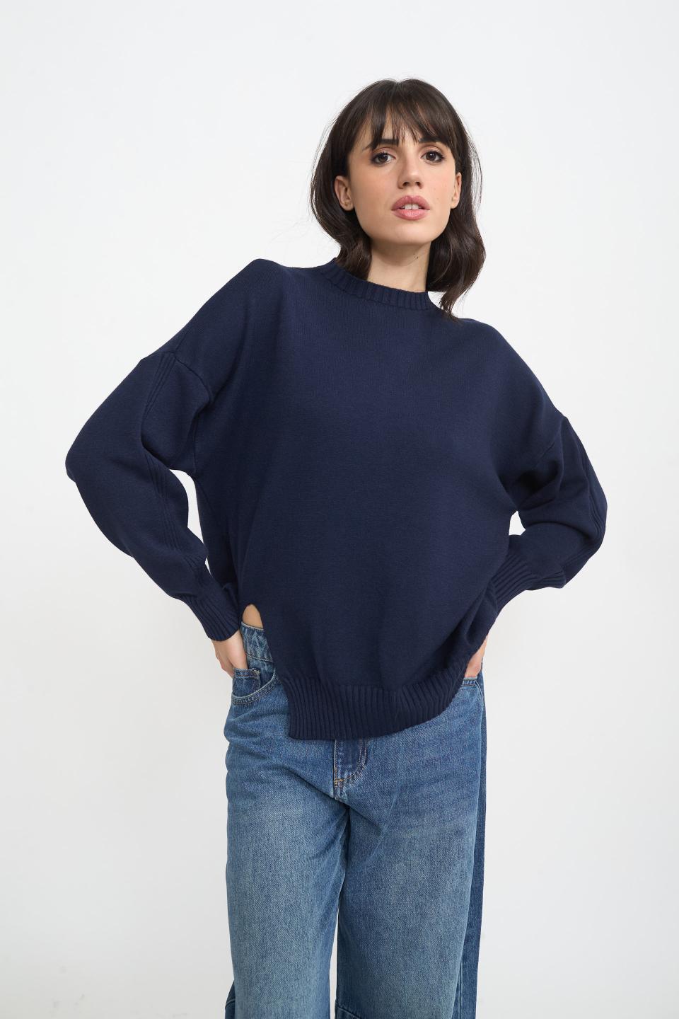 Maglia girocollo banda | Brend