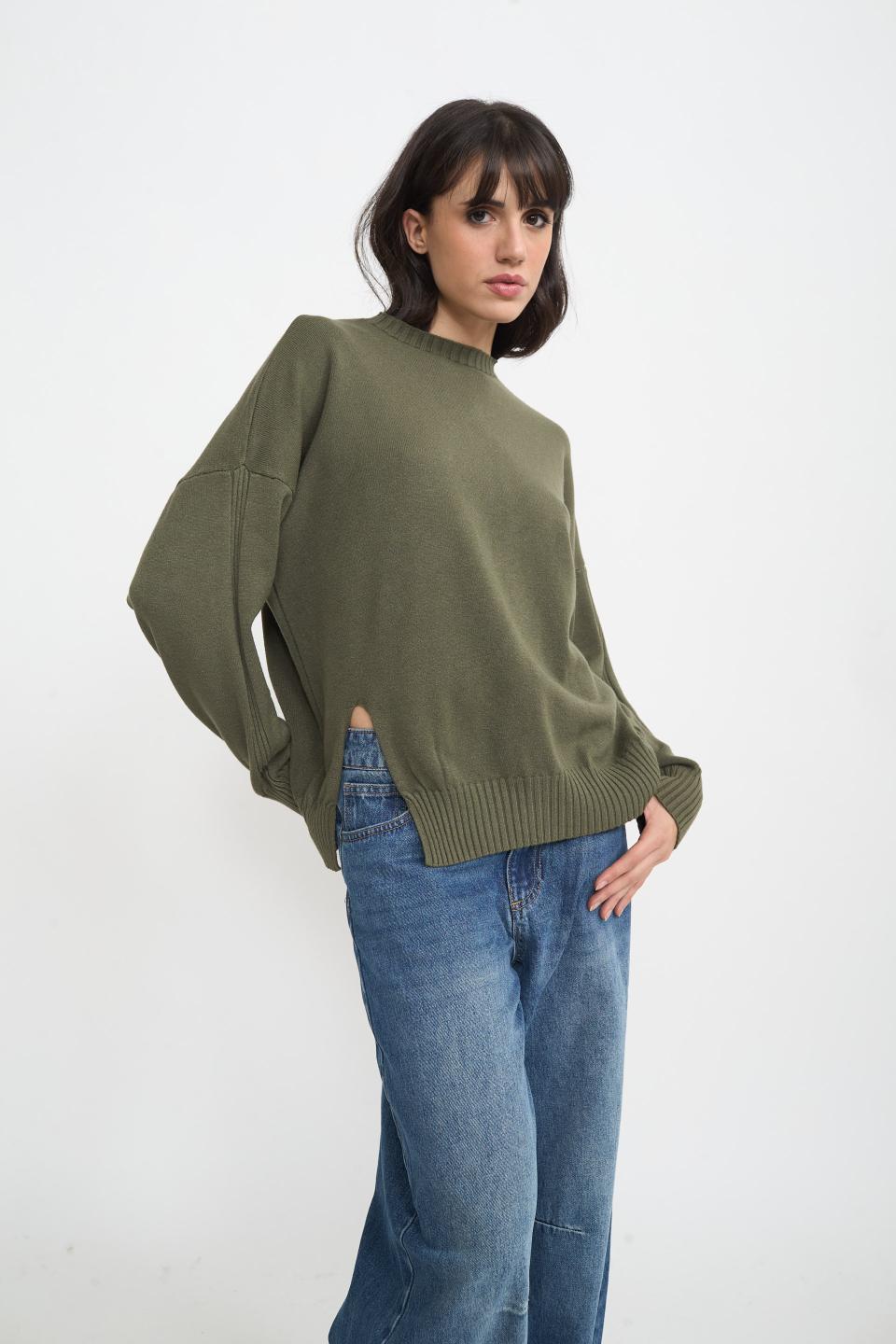 Maglia girocollo banda | Brend