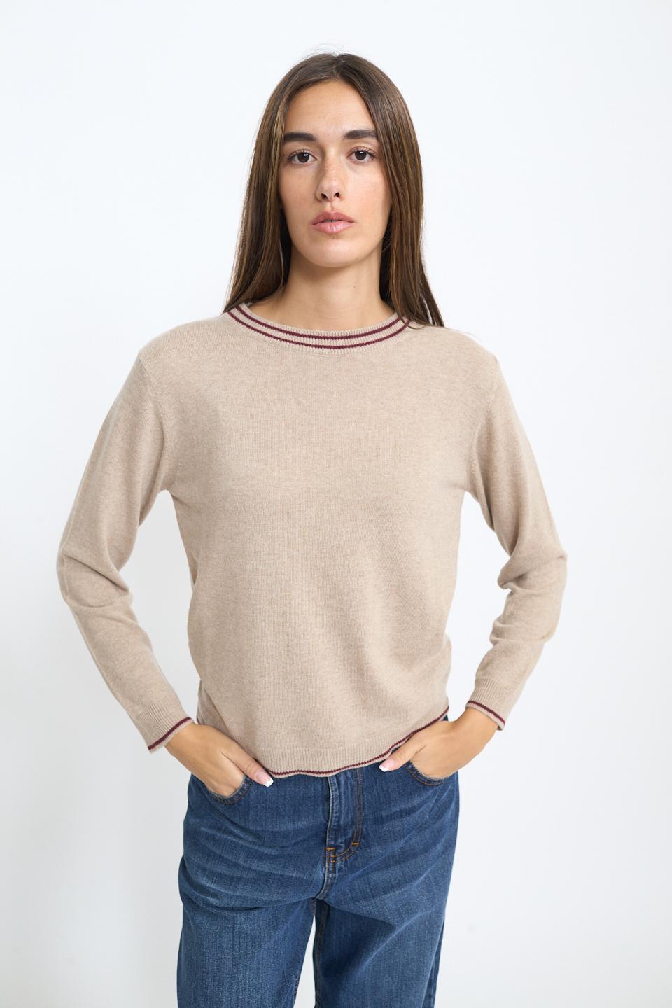 Maglia girocollo bordino | Brend