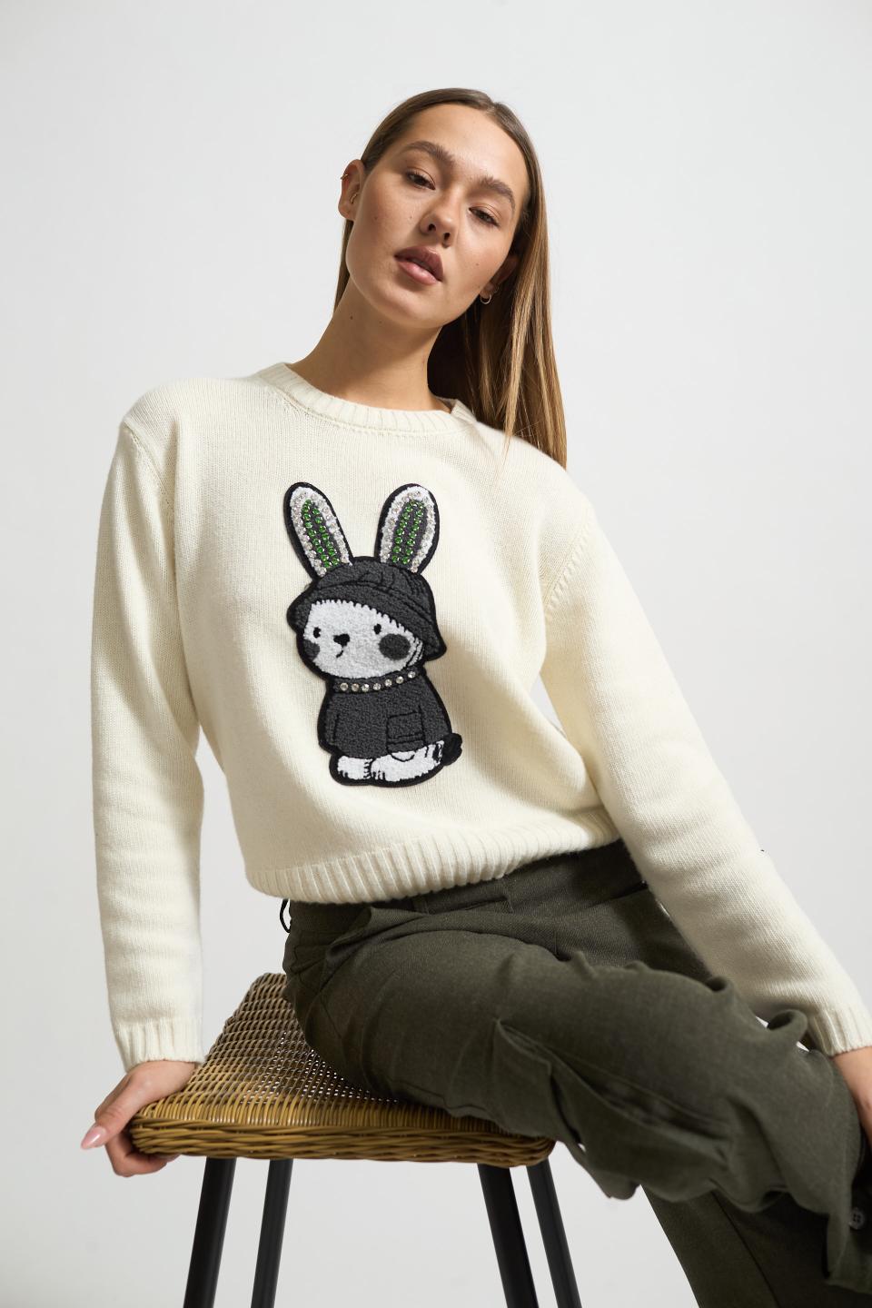Maglia Bunny strass | Brend