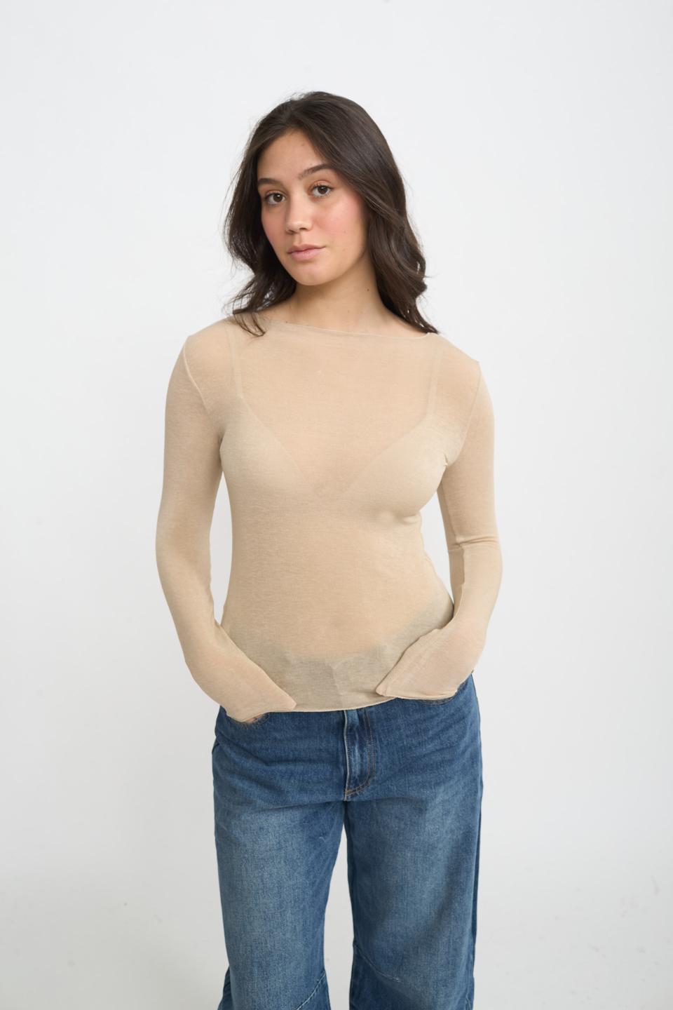 Maglia girocollo cachemire | Brend