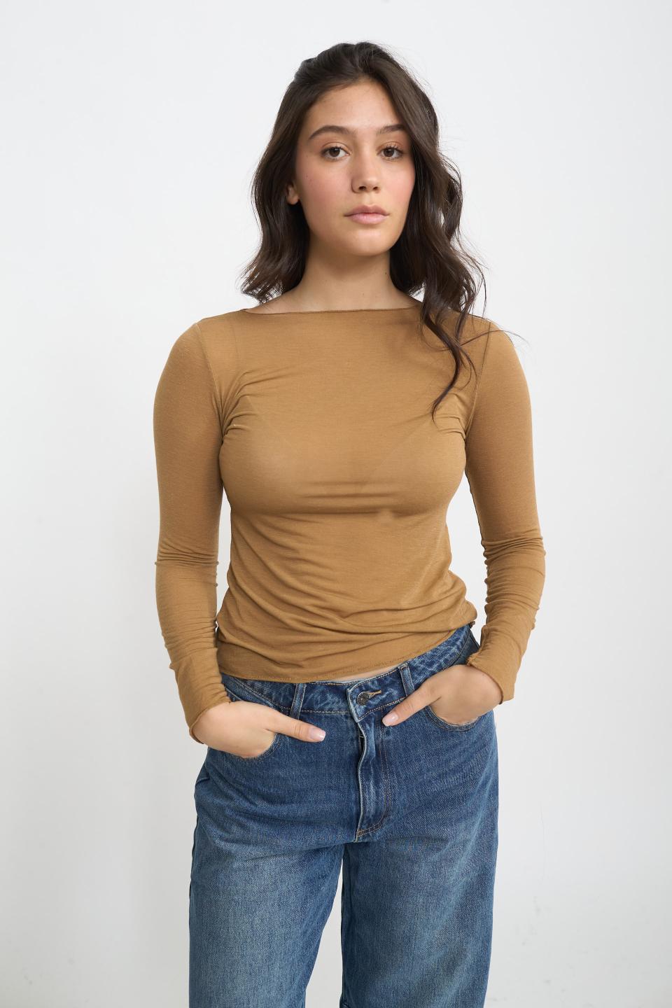 Maglia girocollo cachemire | Brend